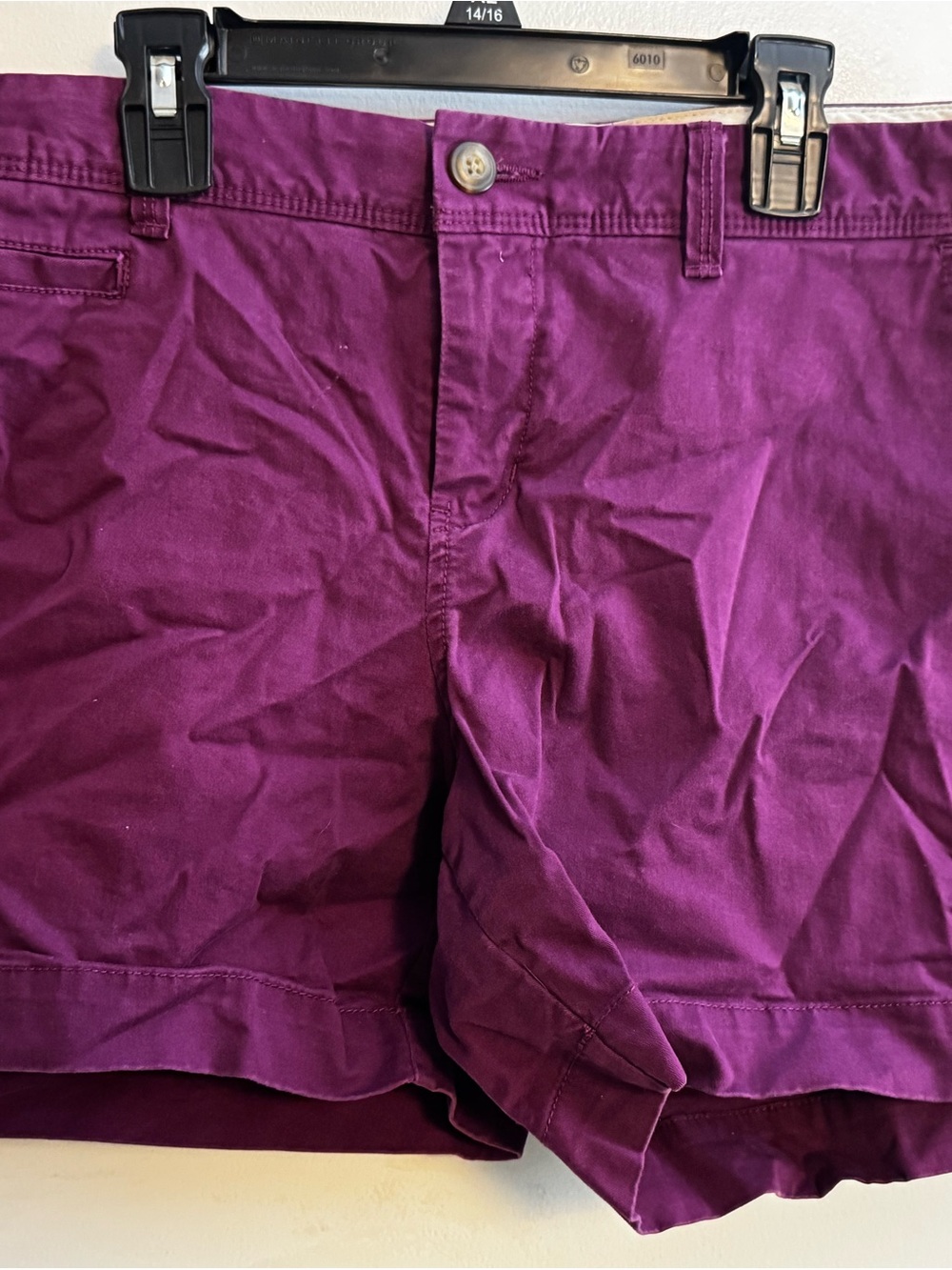 Old Navy Men's Plum Flat Front Shorts